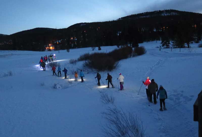 Full Moon Snowshoe Tour at Gold Run Nordic Center